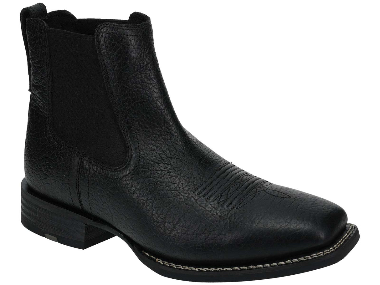 Ariat Big Rig Square Toe Chelsea Boot Black