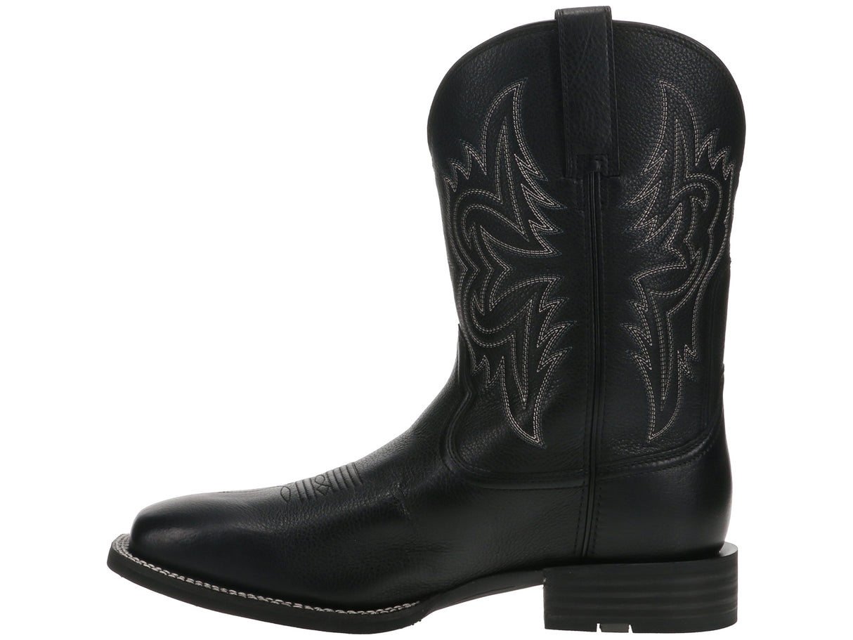 Ariat Western Big Rig Square Toe Cowboy Boot Black