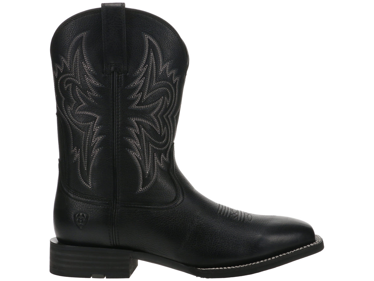 Ariat Western Big Rig Square Toe Cowboy Boot Black