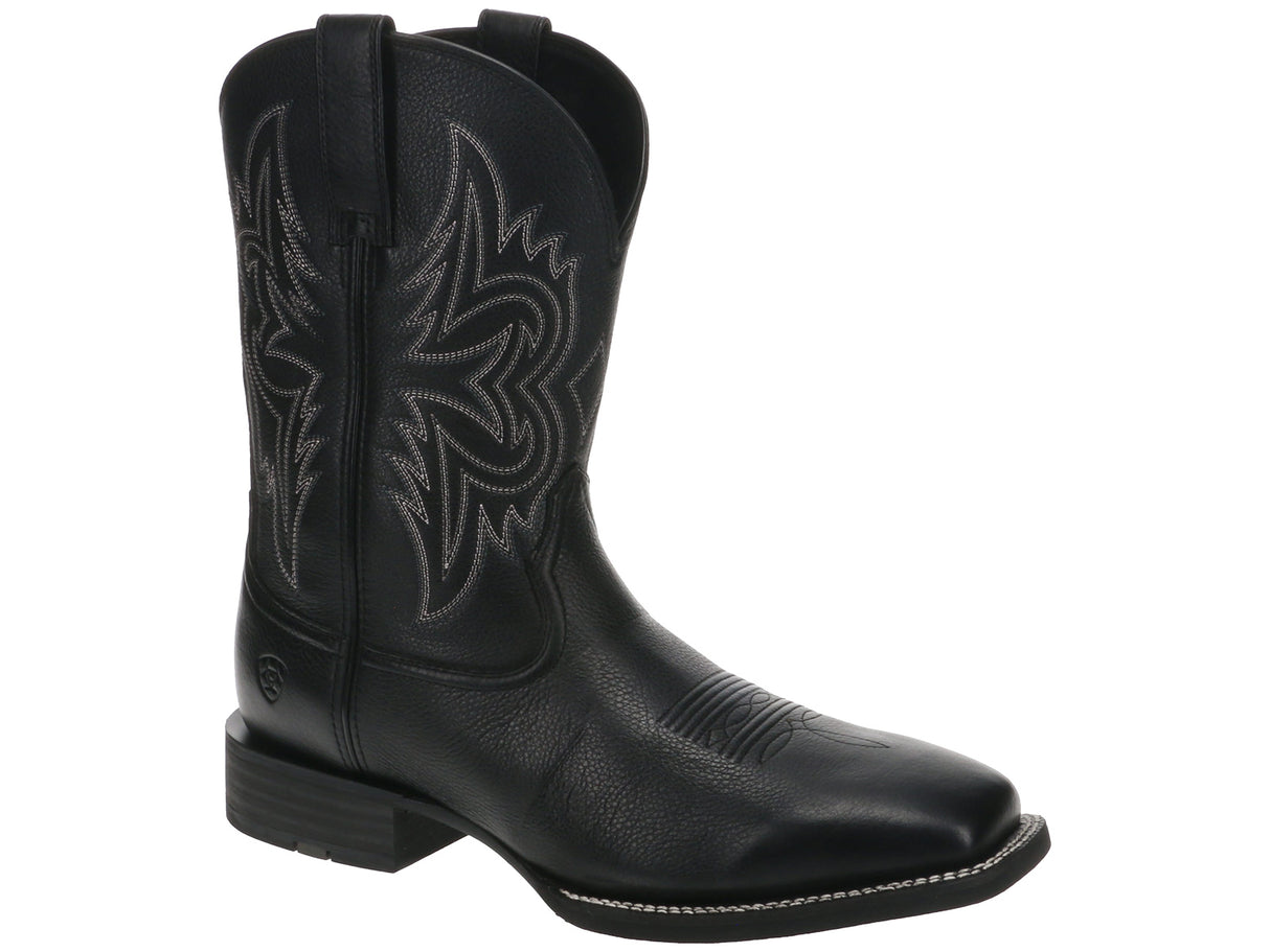 Ariat Western Big Rig Square Toe Cowboy Boot Black
