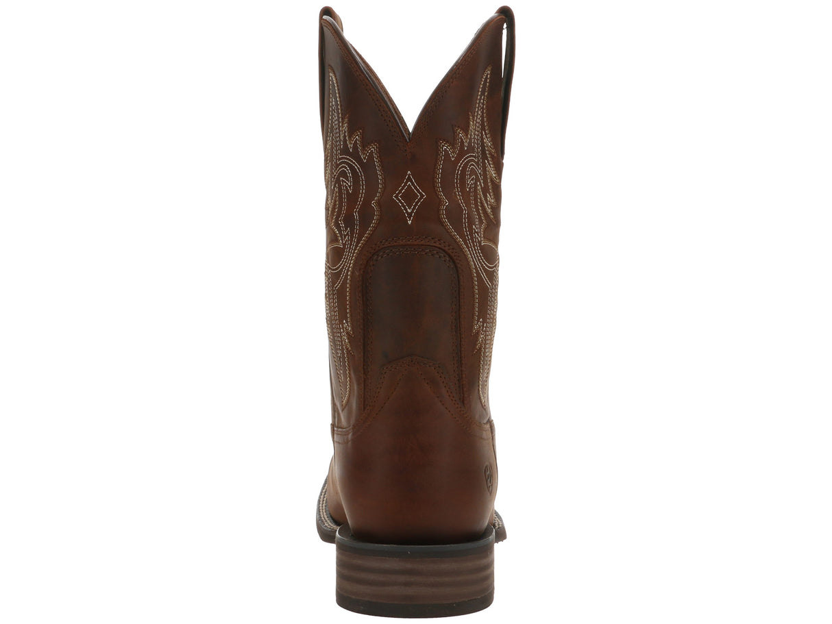 Ariat Western Big Rig Square Toe Cowboy Boot Brown