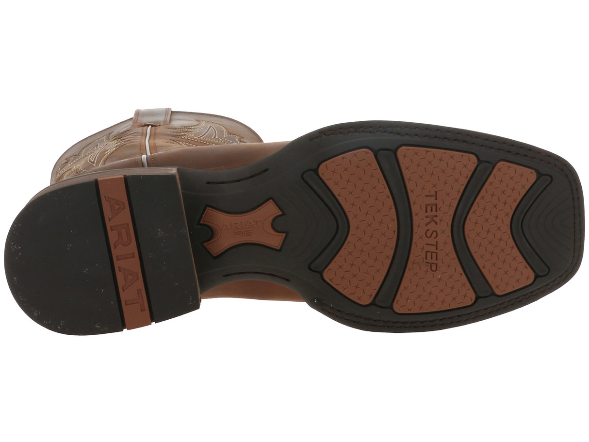 Ariat Western Big Rig Square Toe Cowboy Boot Brown