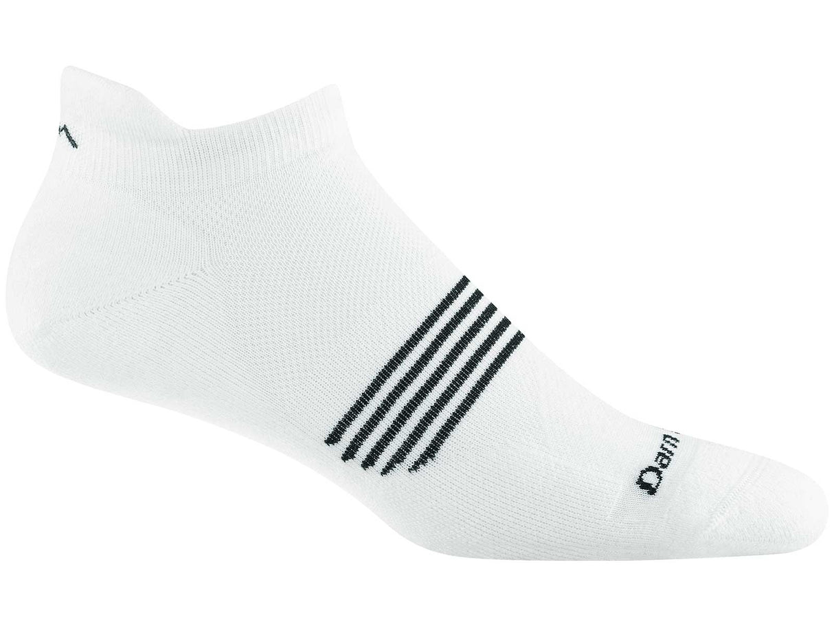 Darn Tough New Element No Show Socks White