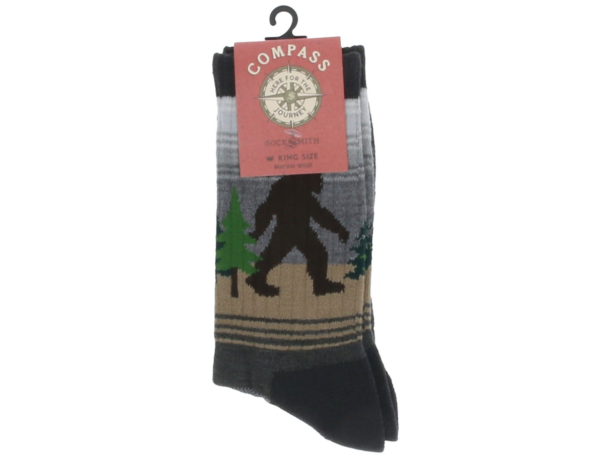Socksmith Sasquatch Out Wool Crew Fun Socks