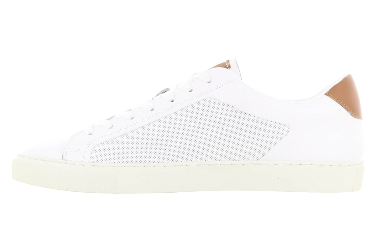 Steve Madden Finneas White Leather Sneaker