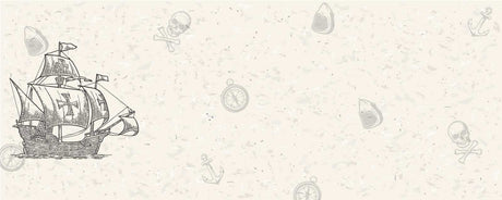 Background with a pirate ship