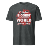 2BigFeet 25th Anniversary T-Shirt - Dark Heather Grey