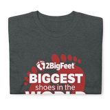 2BigFeet 25th Anniversary T-Shirt - Dark Heather Grey