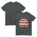 2BigFeet 25th Anniversary T-Shirt - Dark Heather Grey