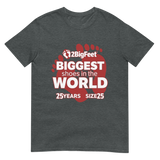 2BigFeet 25th Anniversary T-Shirt - Dark Heather Grey