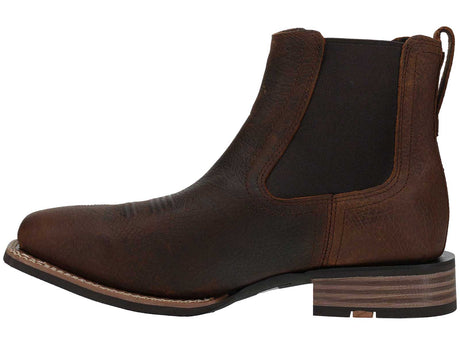Ariat Big Rig Square Toe Chelsea Boot Brown