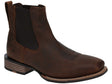 Ariat Big Rig Square Toe Chelsea Boot Brown
