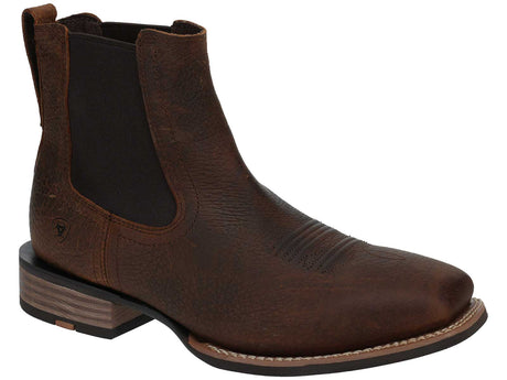 Ariat Big Rig Square Toe Chelsea Boot Brown
