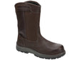 Avenger Framer Max WP Safety Toe Wellington Boot Brown