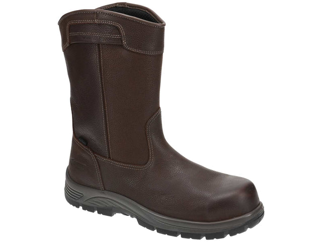Avenger Framer Max WP Safety Toe Wellington Boot Brown