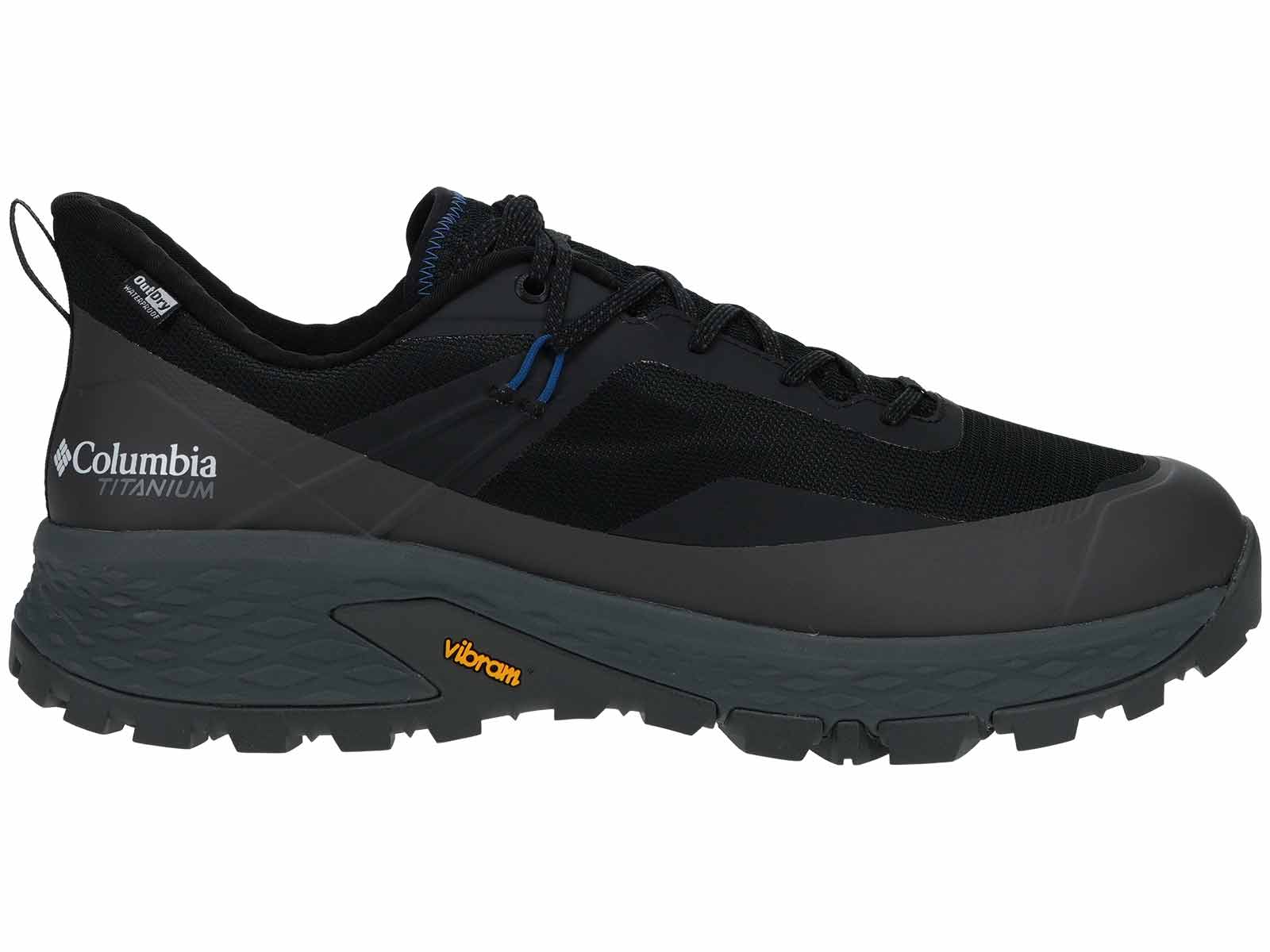 Columbia Tellurix Titanium Outdry Trail Running Shoe Black – 2BigFeet