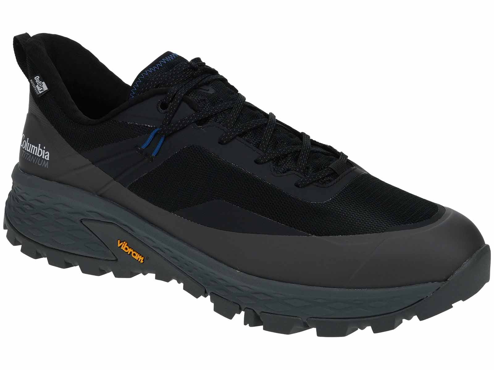 Columbia Tellurix Titanium Outdry Trail Running Shoe Black – 2BigFeet