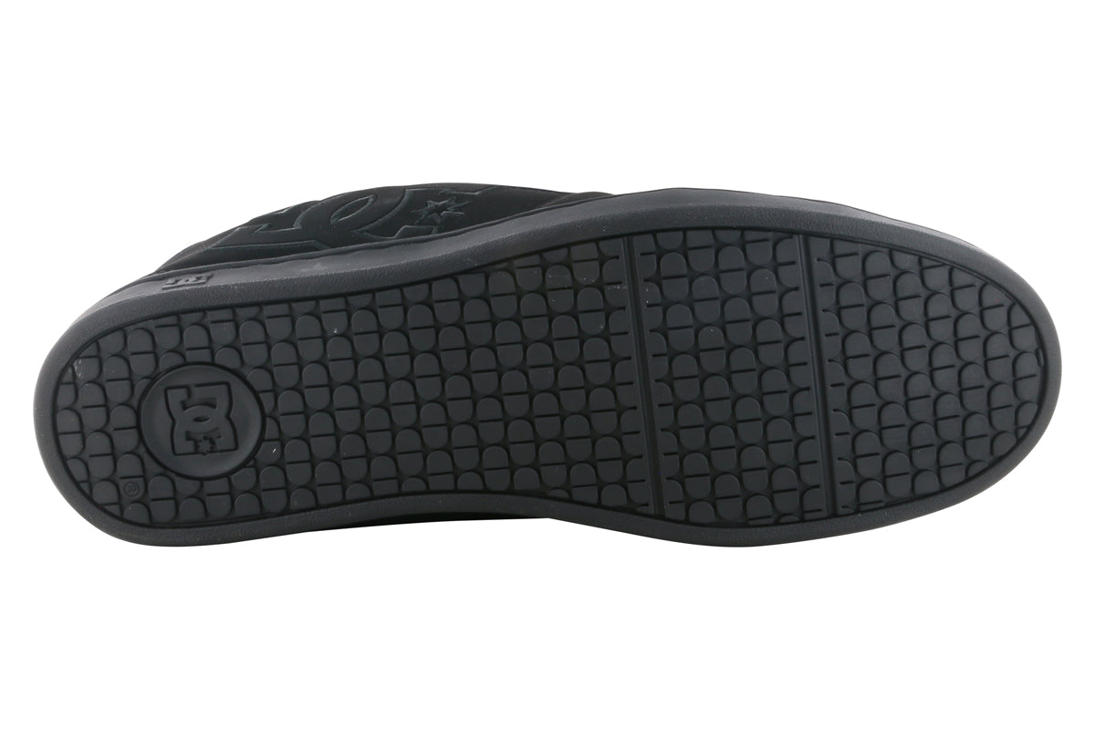 DC Net Shoes All Black – 2BigFeet
