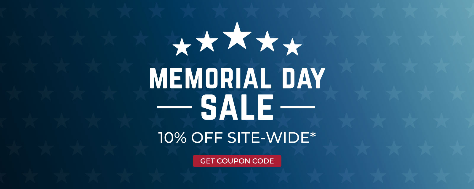 Memorial Day Sale - Click to Get Coupon Code