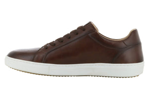 Michael Ellis Brenden Lace-Up Sneaker Tobacco