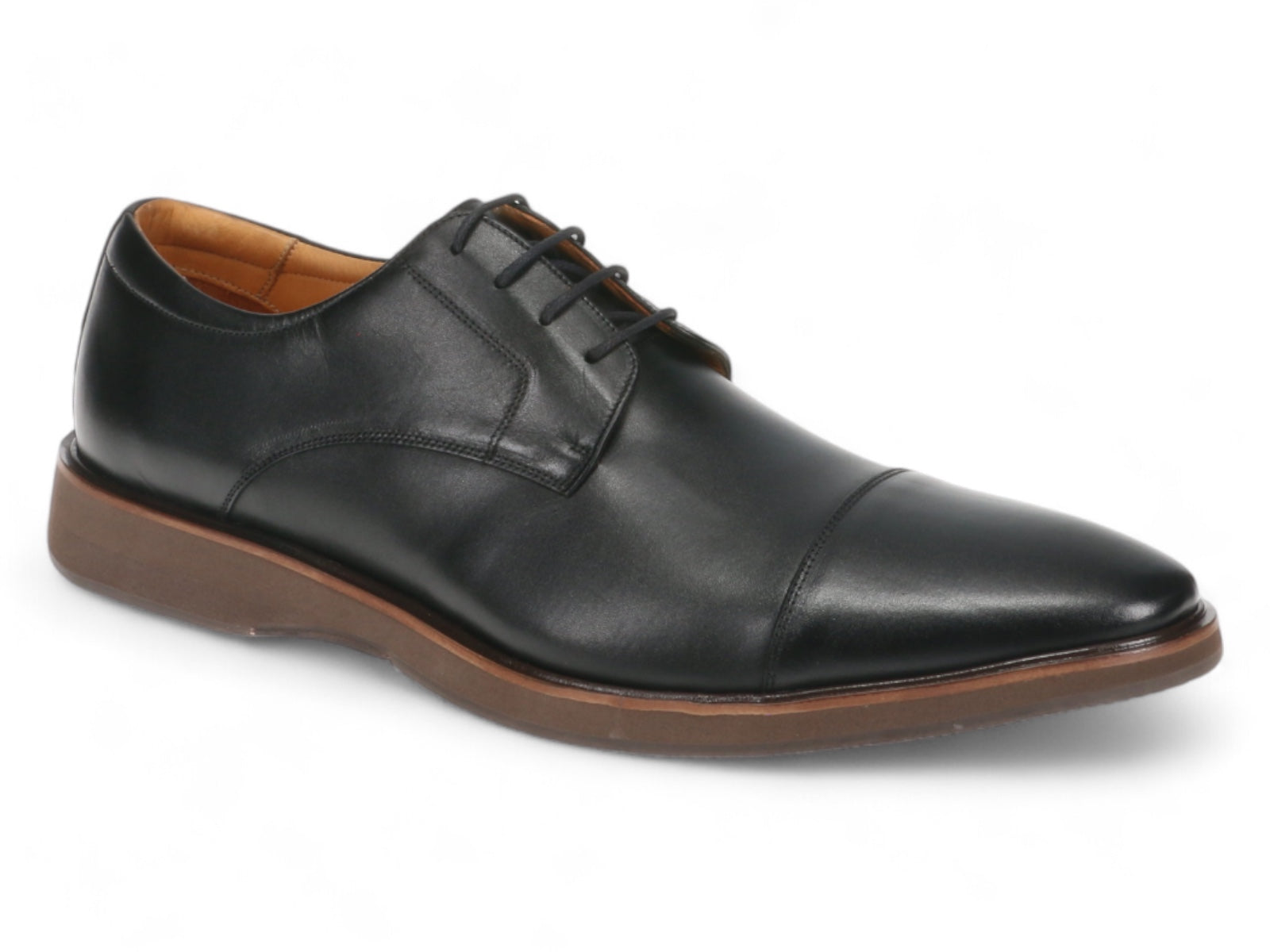 Michael Ellis Elliott Cap-Toe Dress Shoe Black 18 / Extra Wide (4E)