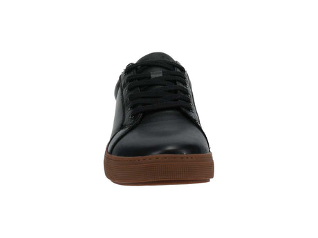 Propet Koda Leather Sneaker Black Gum