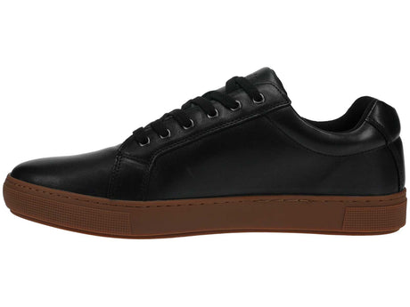 Propet Koda Leather Sneaker Black Gum