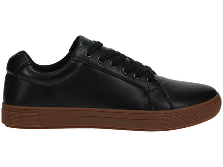 Propet Koda Leather Sneaker Black Gum