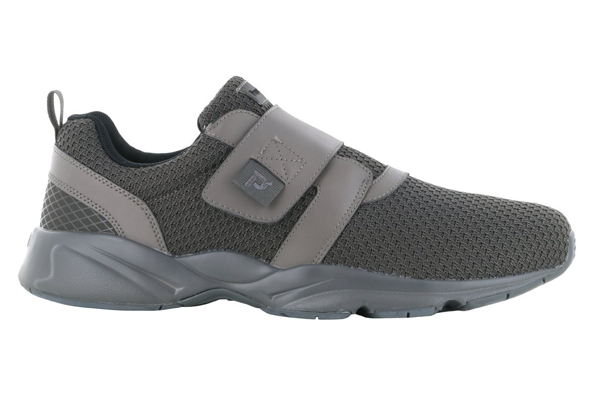 Propet Stability X Strap Dark Grey 2BigFeet