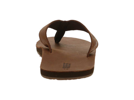 Reef Leather Smoothy Flip Flop Brown