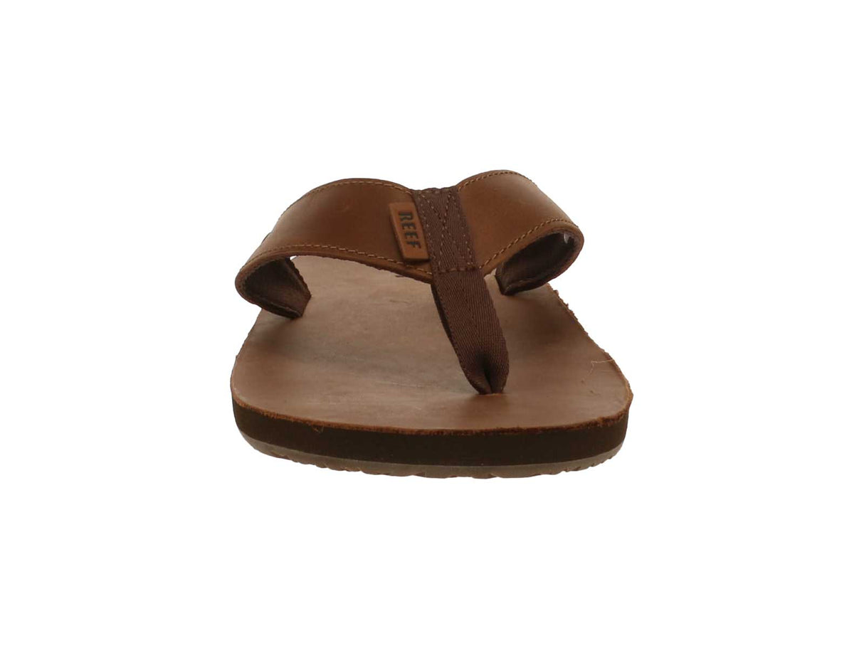 Reef Leather Smoothy Flip Flop Brown