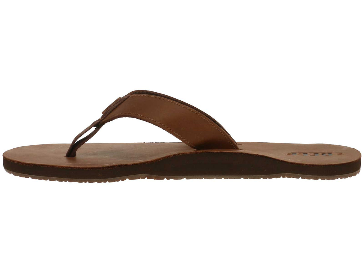 Reef Leather Smoothy Flip Flop Brown