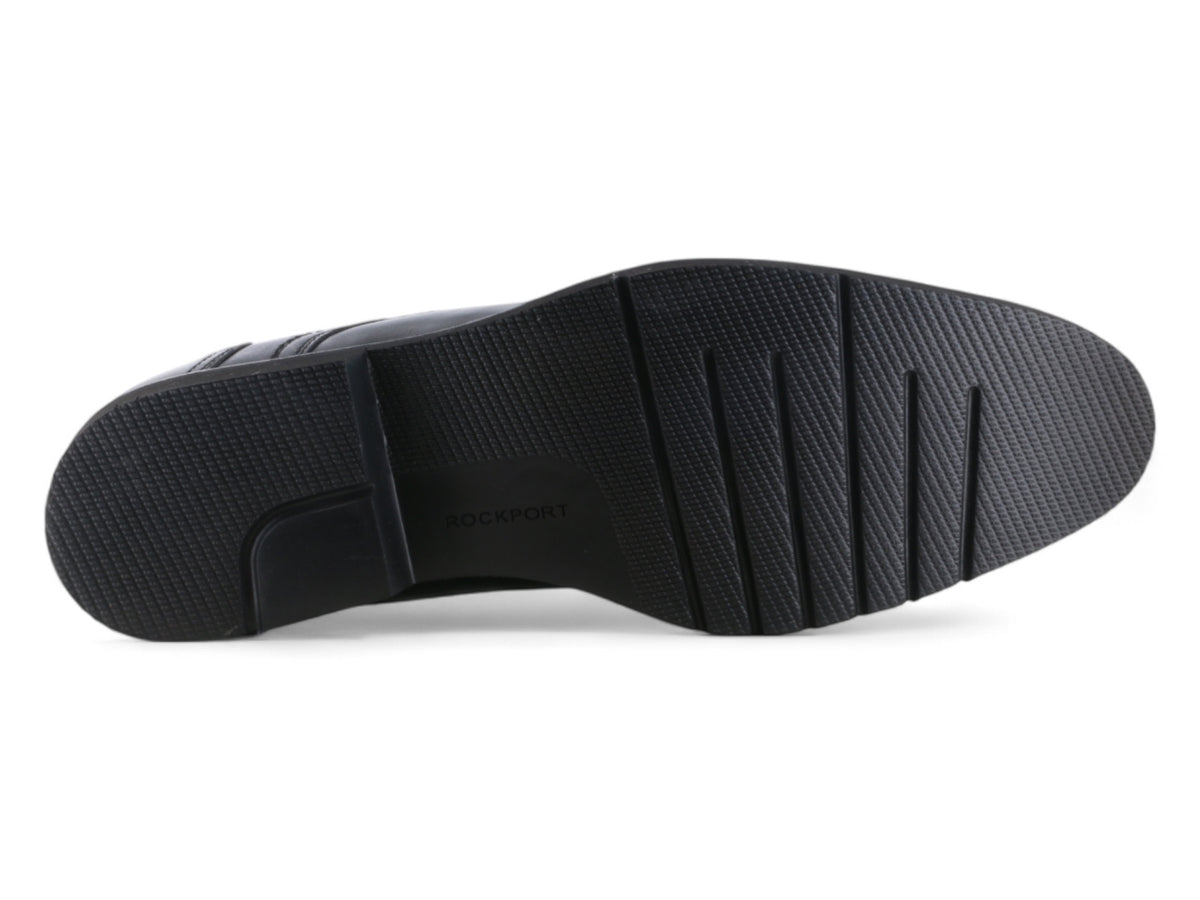 Rockport Findlay Cap Toe Oxford Black 2BigFeet