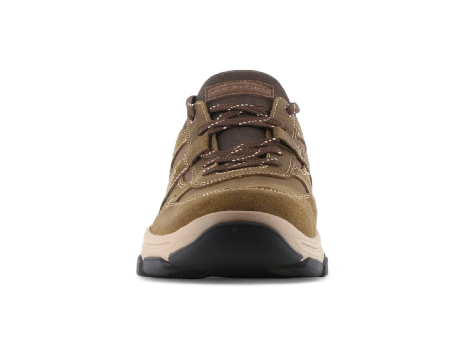 Rockport Rhett Step Activated Walking Shoes Brown – 2BigFeet