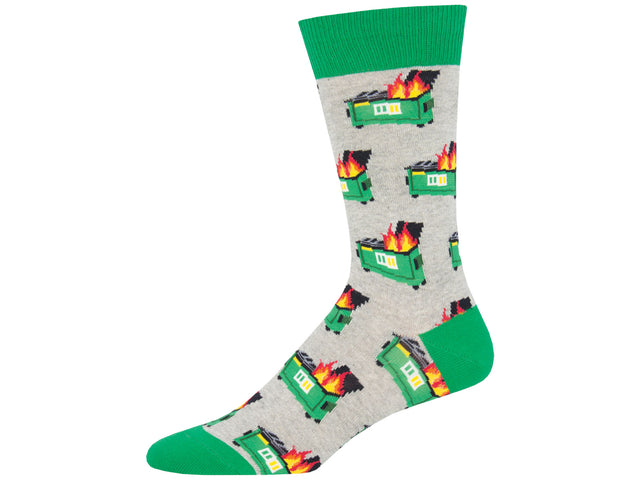 Socksmith Dumpster Fire Crew Fun Socks