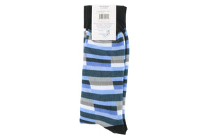 Tall Order Cary Dress Socks Blue Stripe