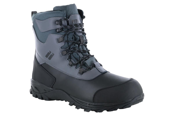 men's winter insulated dress boots Northside Back Country Snow Boot synthetic upper which cinches at the top through a front zipper FITec 9707 - Mens Winter