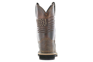 Hoss Rushmore Western Rancher Soft Toe Boot Brown