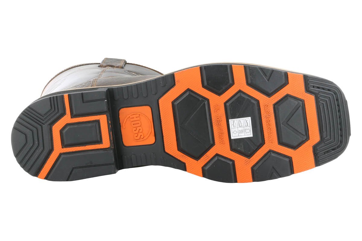 Hoss Rushmore Western Rancher Soft Toe Boot Brown – 2BigFeet