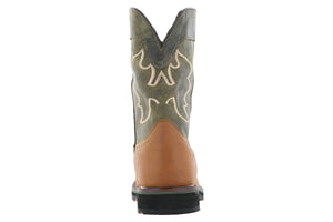 Hoss Showdown Composite Toe Western Boot Olive