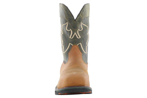 Hoss Showdown Composite Toe Western Boot Olive