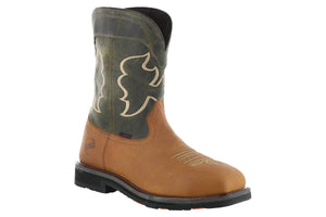 Hoss Showdown Composite Toe Western Boot Olive