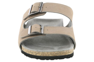 Michael Ellis Peyton 2-Strap Sandal Taupe