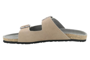 Michael Ellis Peyton 2-Strap Sandal Taupe