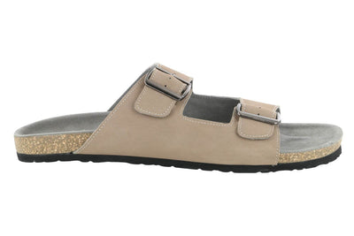 Michael Ellis Peyton 2-Strap Sandal Taupe