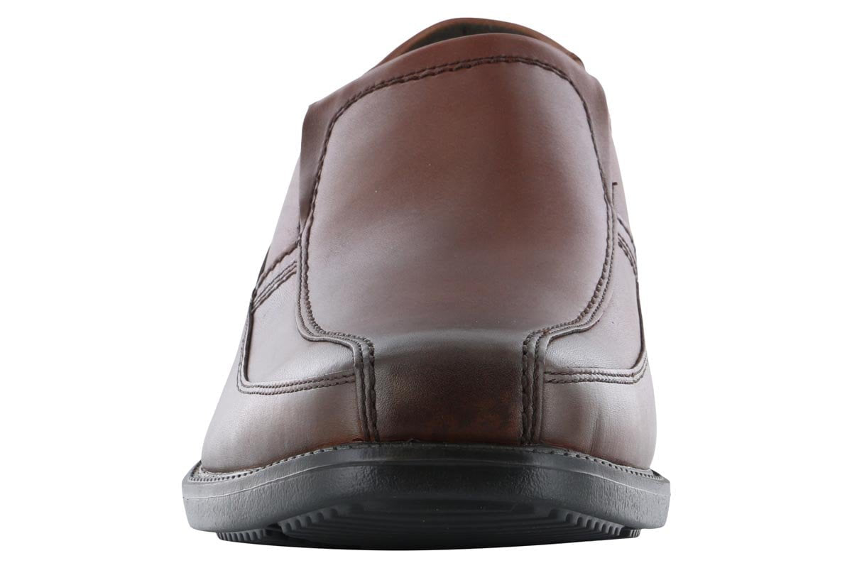 Rockport Style Leader 2 Bike Toe Slip On Brown 2BigFeet