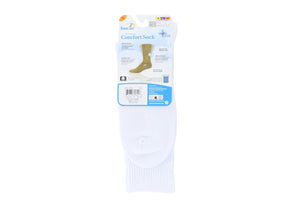 Simcan Comfort Diabetic Crew Sock White