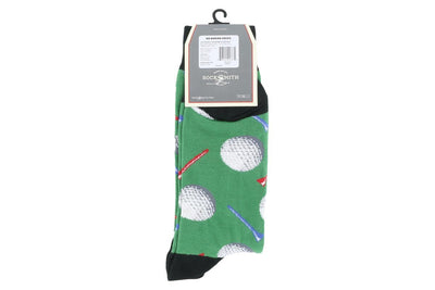 Socksmith Tee It Up Crew Fun Socks Green