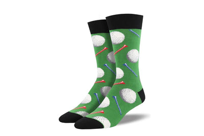 Socksmith Tee It Up Crew Fun Socks Green