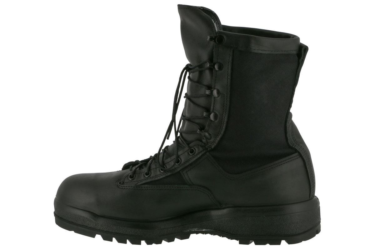 BELLEVILLE COMBAT BOOTS アメリカ製 黒 Men's Belleville USA Black Leather Lace Up Military Combat